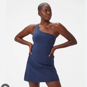 Outdoor Voice One Shoulder Exercise Dress